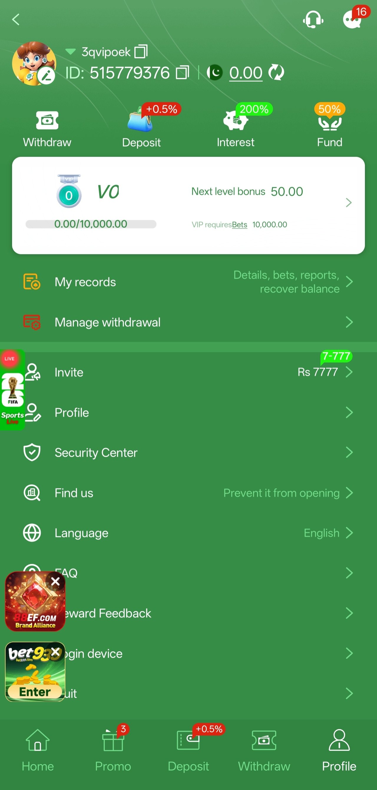 777cx app game detail screenshot
